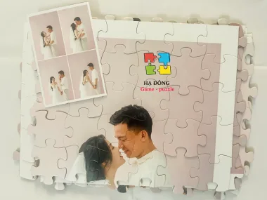 In tranh ghép hình theo yêu cầu