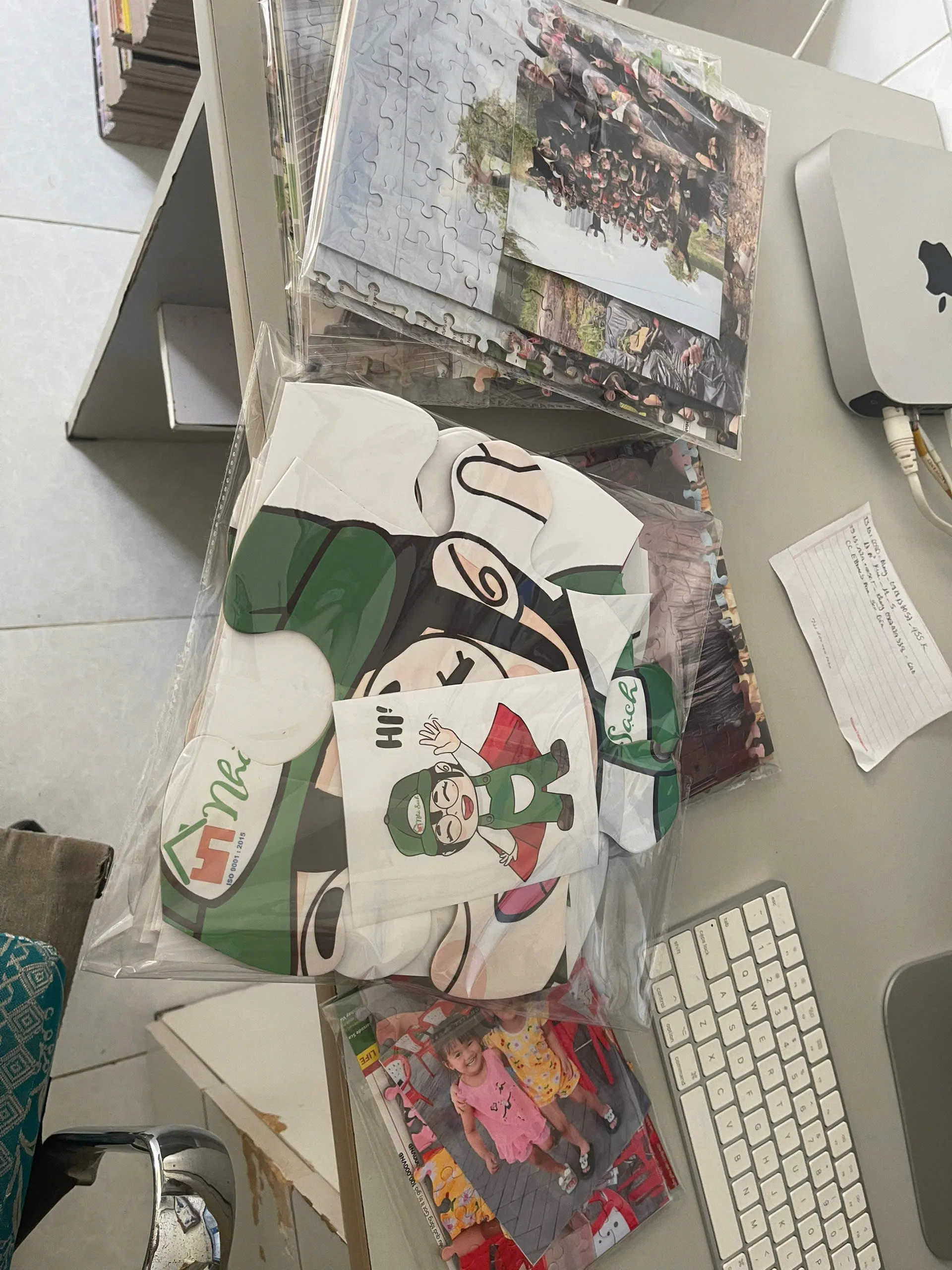   In tranh ghép theo yêu cầu mảnh 20x20cm