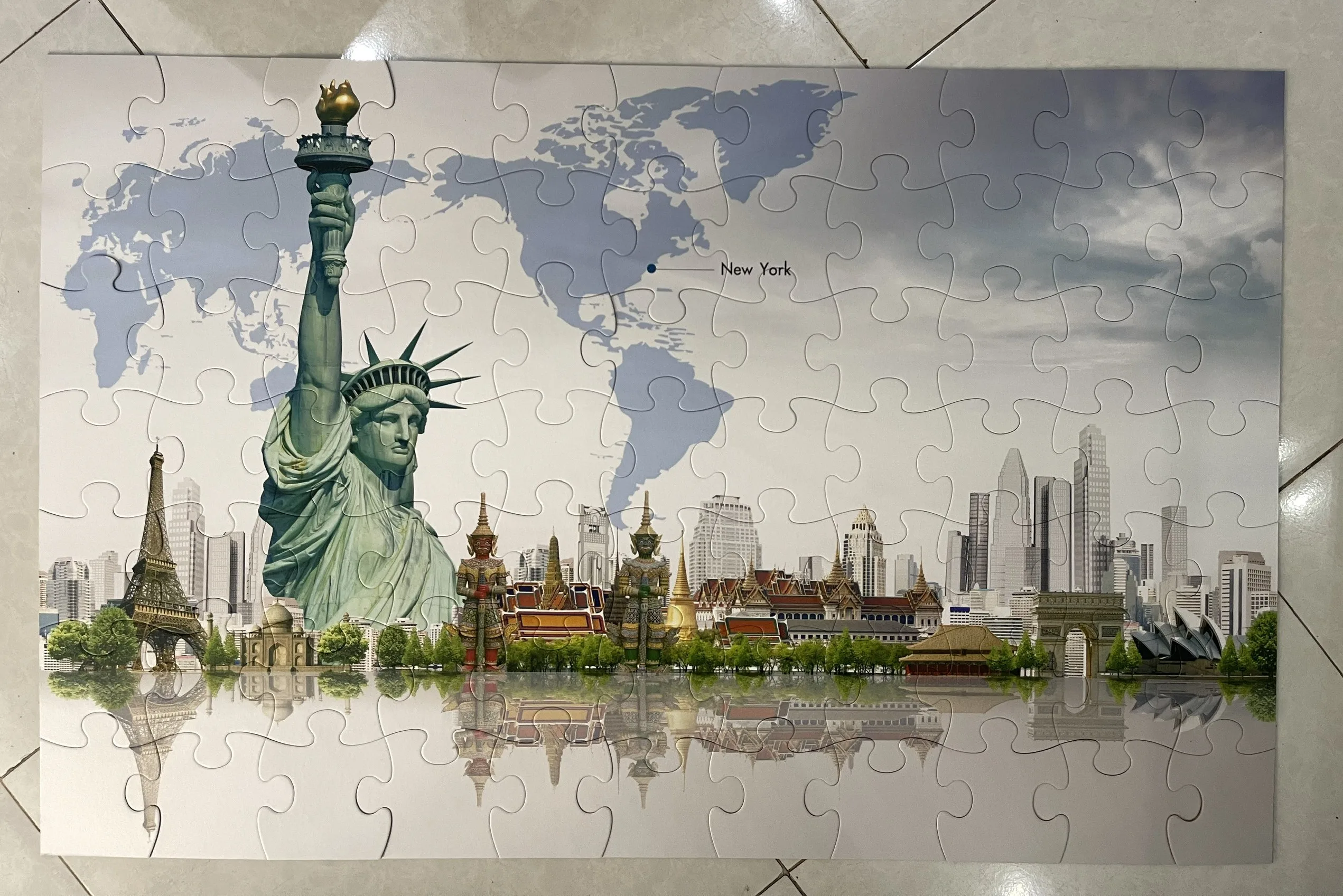      In tranh ghép theo yêu cầu mảnh 10x10cm