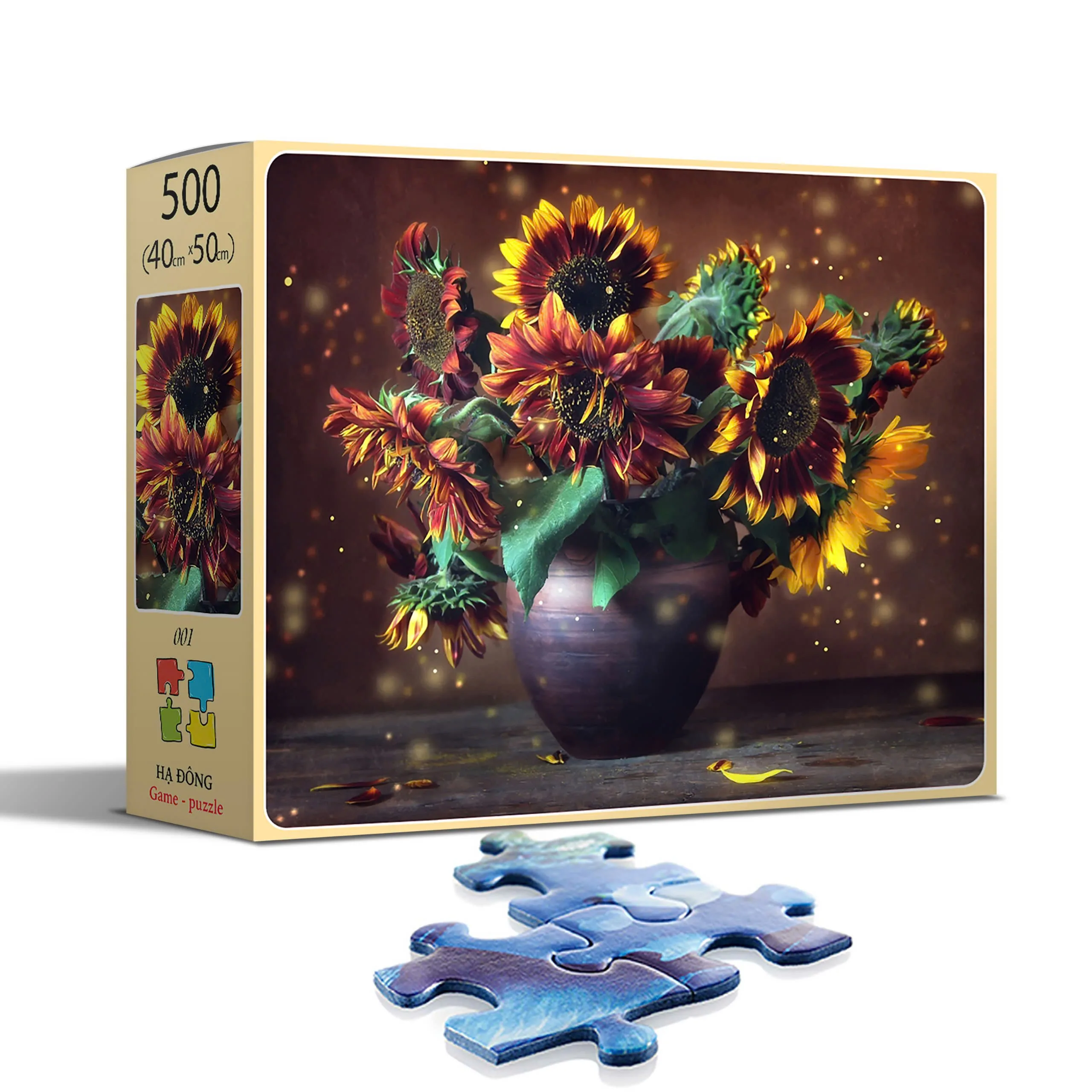 Tranh Ghép Hình 500 Mảnh Hoa Hướng Dương (40x50cm)